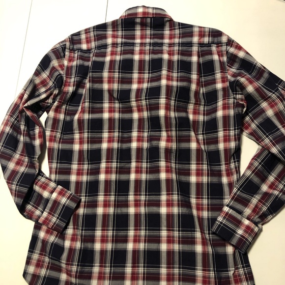Paul & Shark navy plaid shirt - Picture 6 of 8